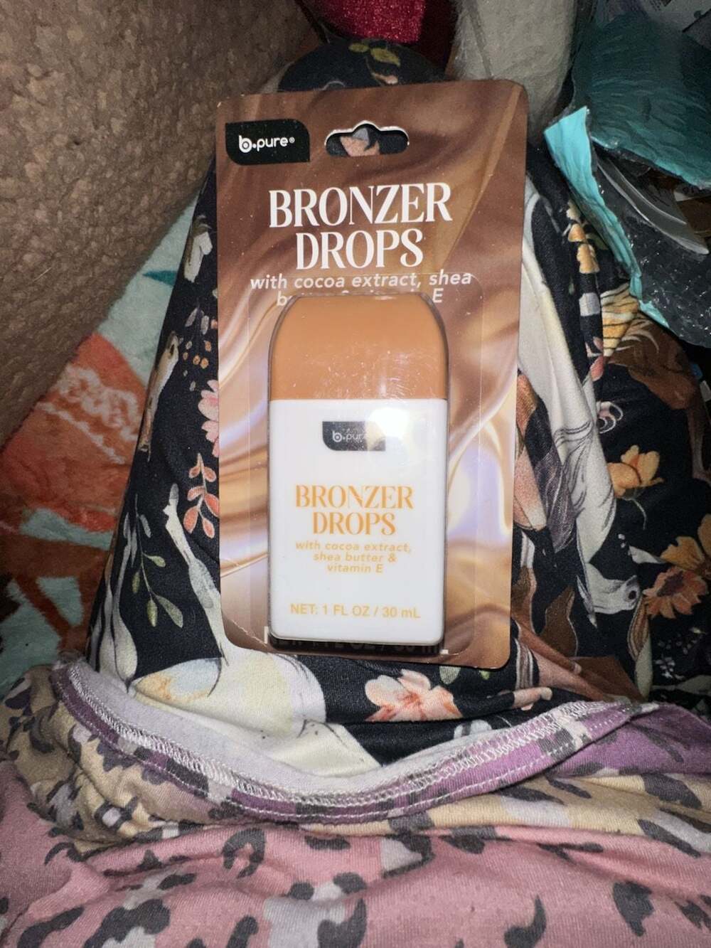 B.pure Bronzer Drops with Cocoa Extract, Shea Butter & Vitamin E